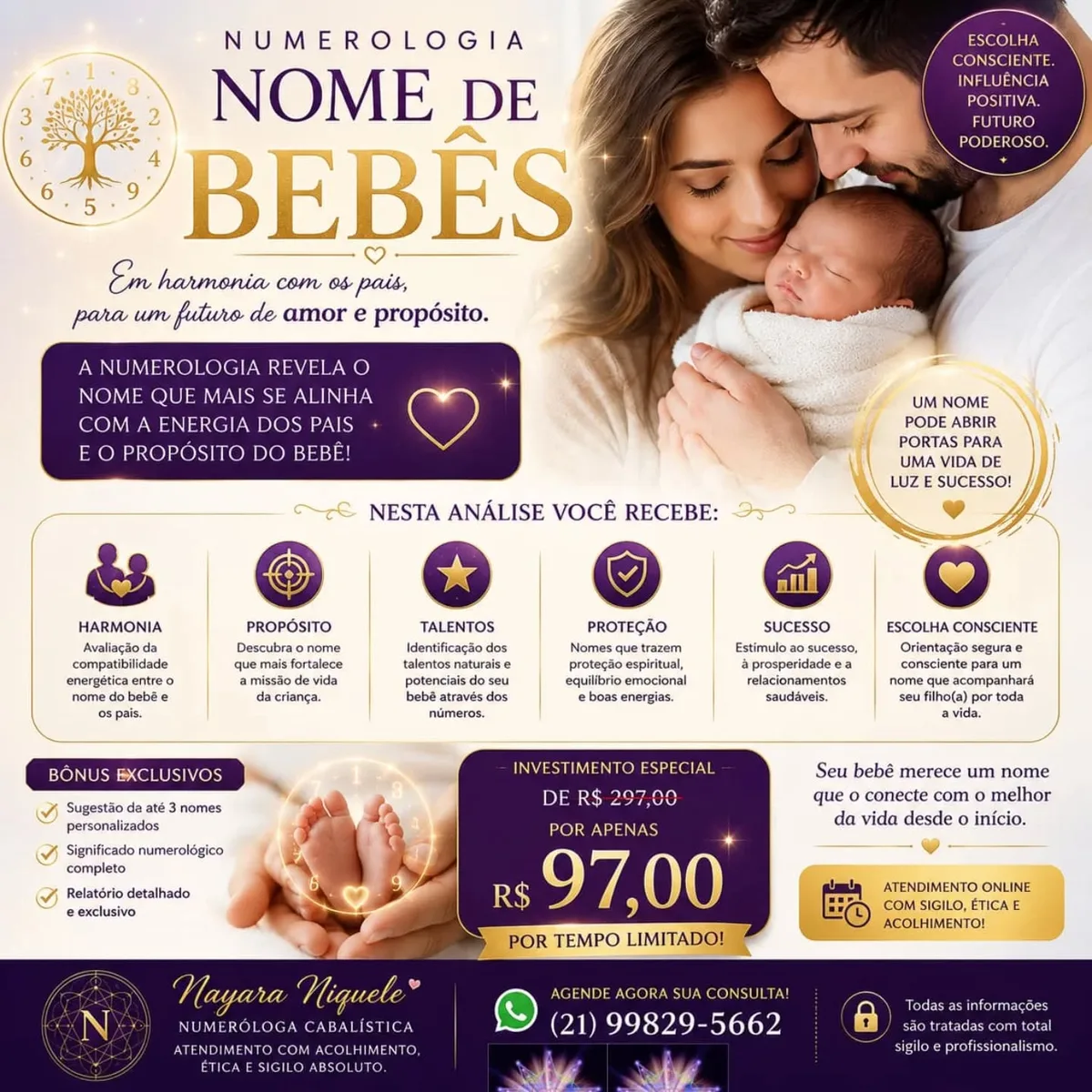 Numerologia do Nome de Bebês